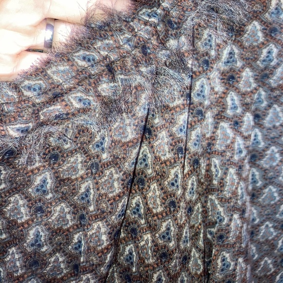 Francesca’s Size Small Brown Paisley Dress Small - Picture 2 of 13